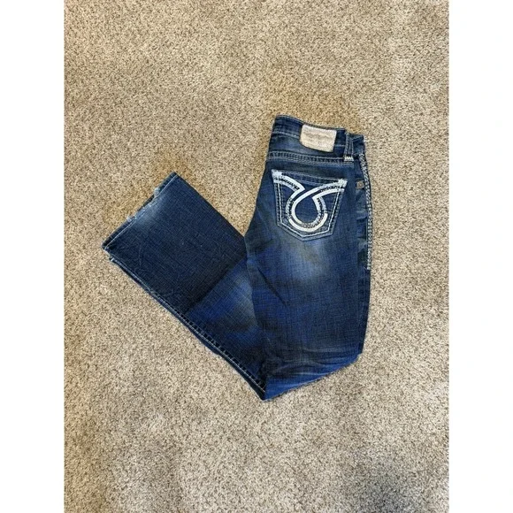 Vintage Big Star Jeans Womens 26R Blue Liv Boot Western USA Riding - Picture 1 of 13
